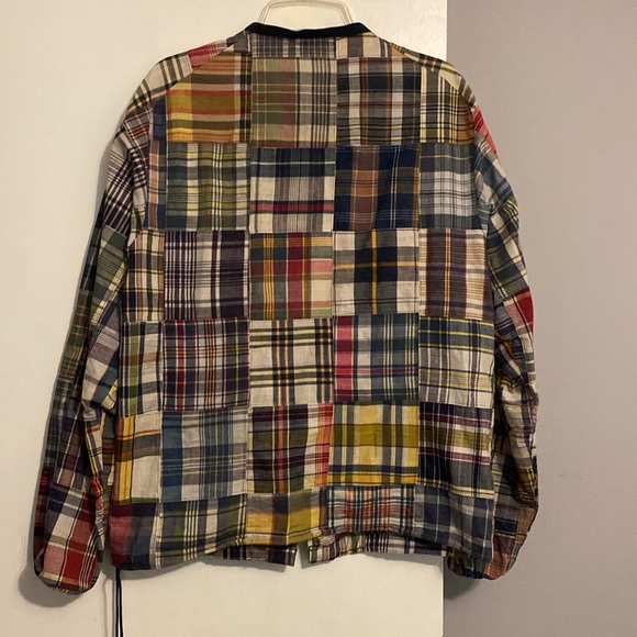 Vintage McGregor Madras Plaid Patchwork Full Zip Lightweight Jacket - Picture 6 of 12